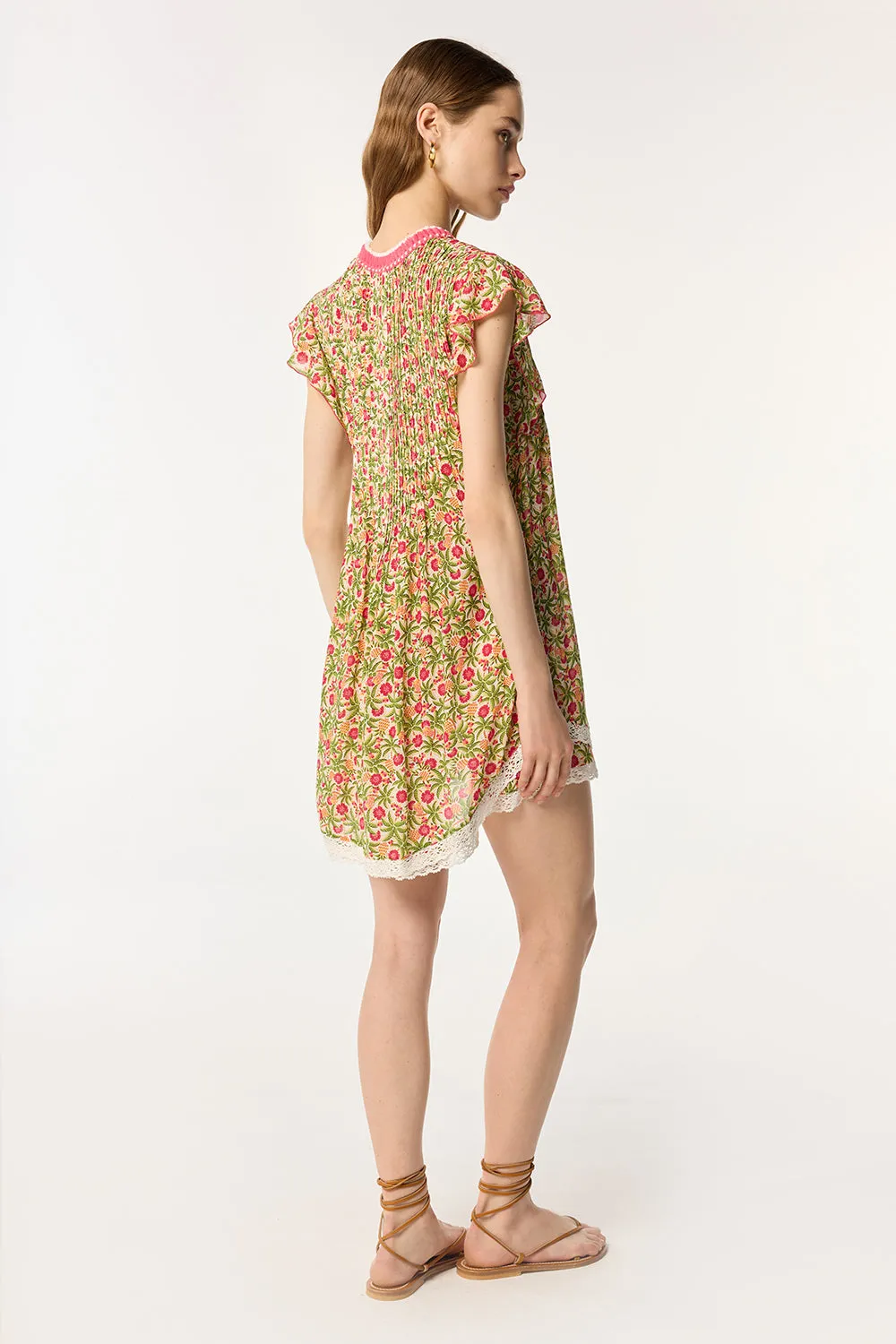 Mini Dress Sasha - Pink Honolulu sold by Poupette St Barth product image thumbnail 4