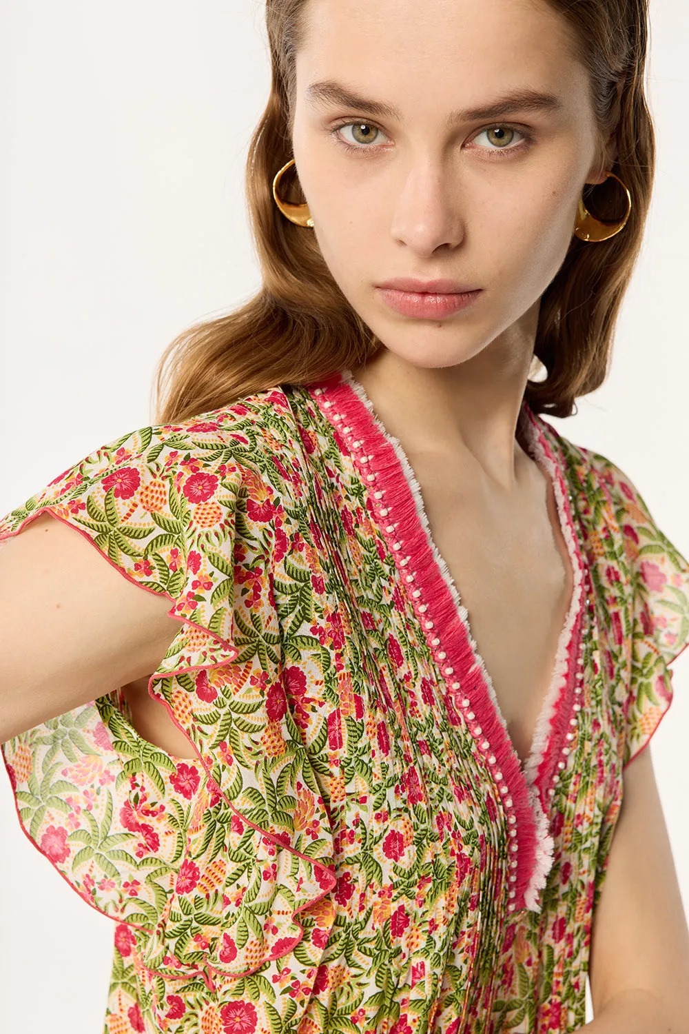 Mini Dress Sasha - Pink Honolulu sold by Poupette St Barth product image thumbnail 2