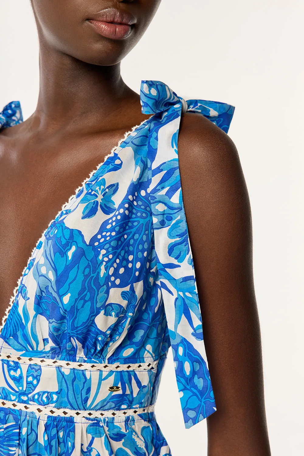 Mini Dress Cara - Blue Jengel sold by Poupette St Barth product image thumbnail 2