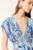 Mini Dress Cecile - Blue Plum sold by Poupette St Barth