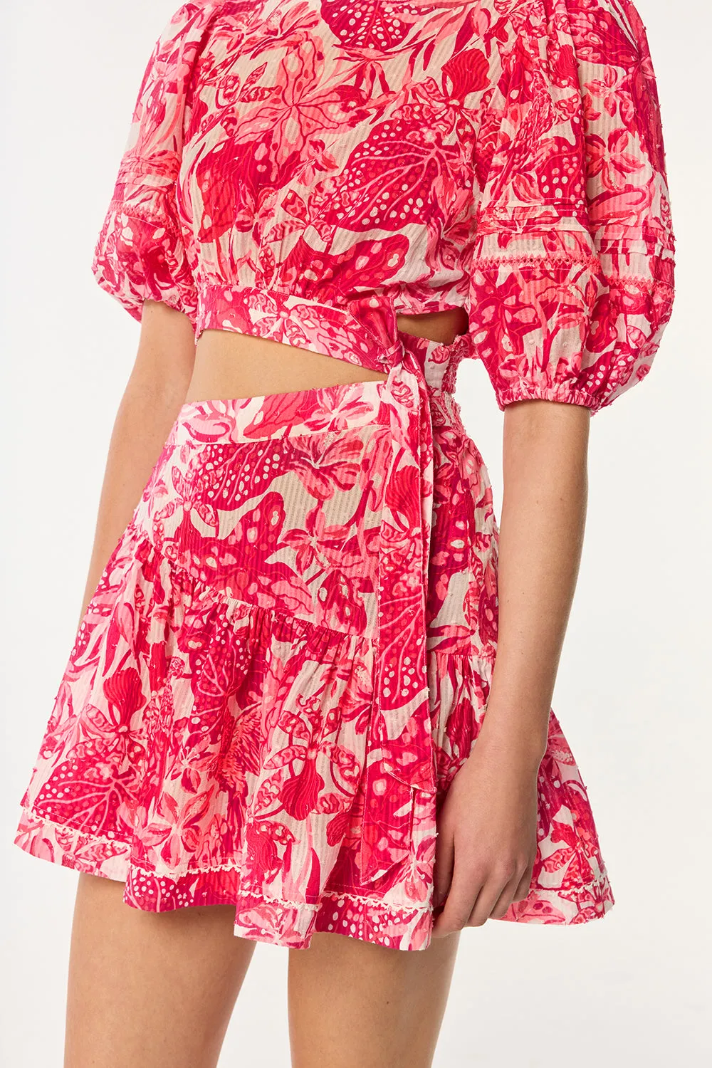 Mini Dress Chantal - Pink Jengel sold by Poupette St Barth product image thumbnail 4