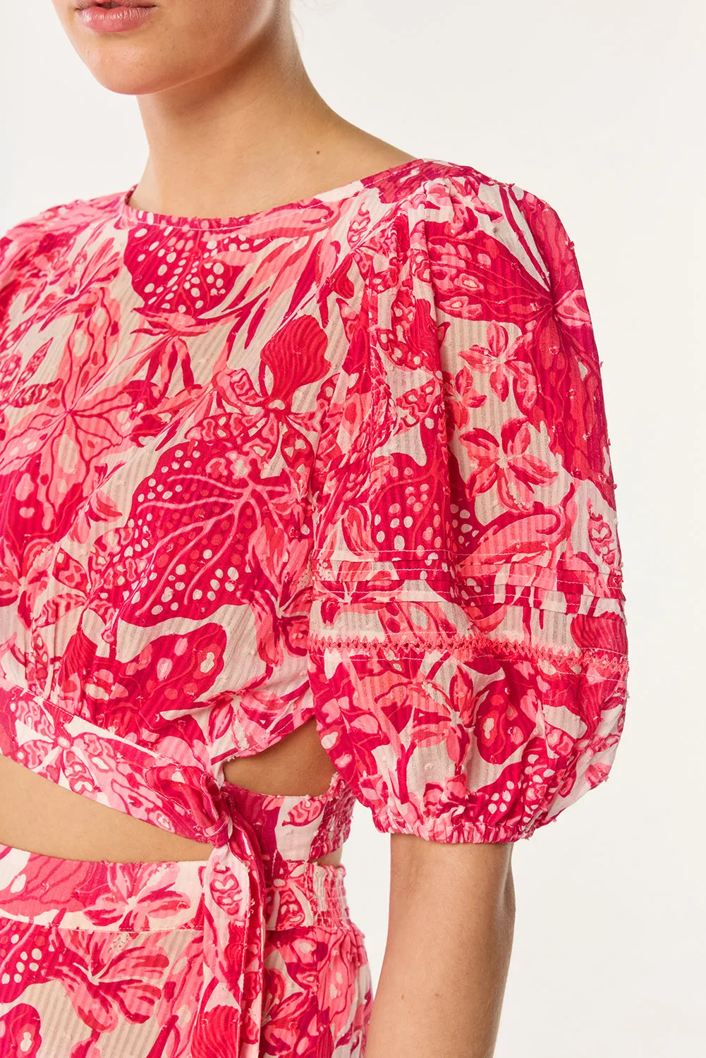 Mini Dress Chantal - Pink Jengel sold by Poupette St Barth product image thumbnail 3