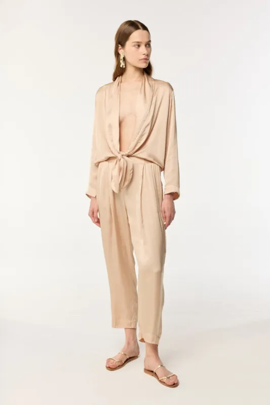 Pant Celie - Beige sold by Poupette St Barth