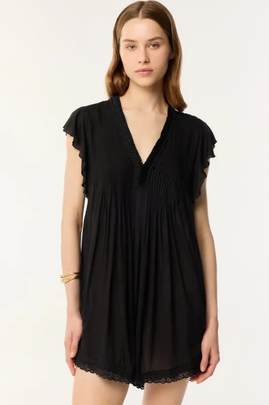 Mini Dress Sasha - Black sold by Poupette St Barth