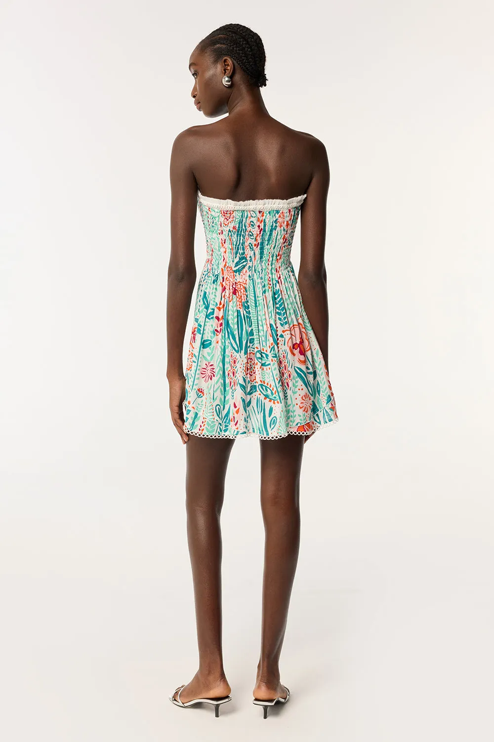 Bandeau Dress Claire - Mint Plum sold by Poupette St Barth product image thumbnail 3