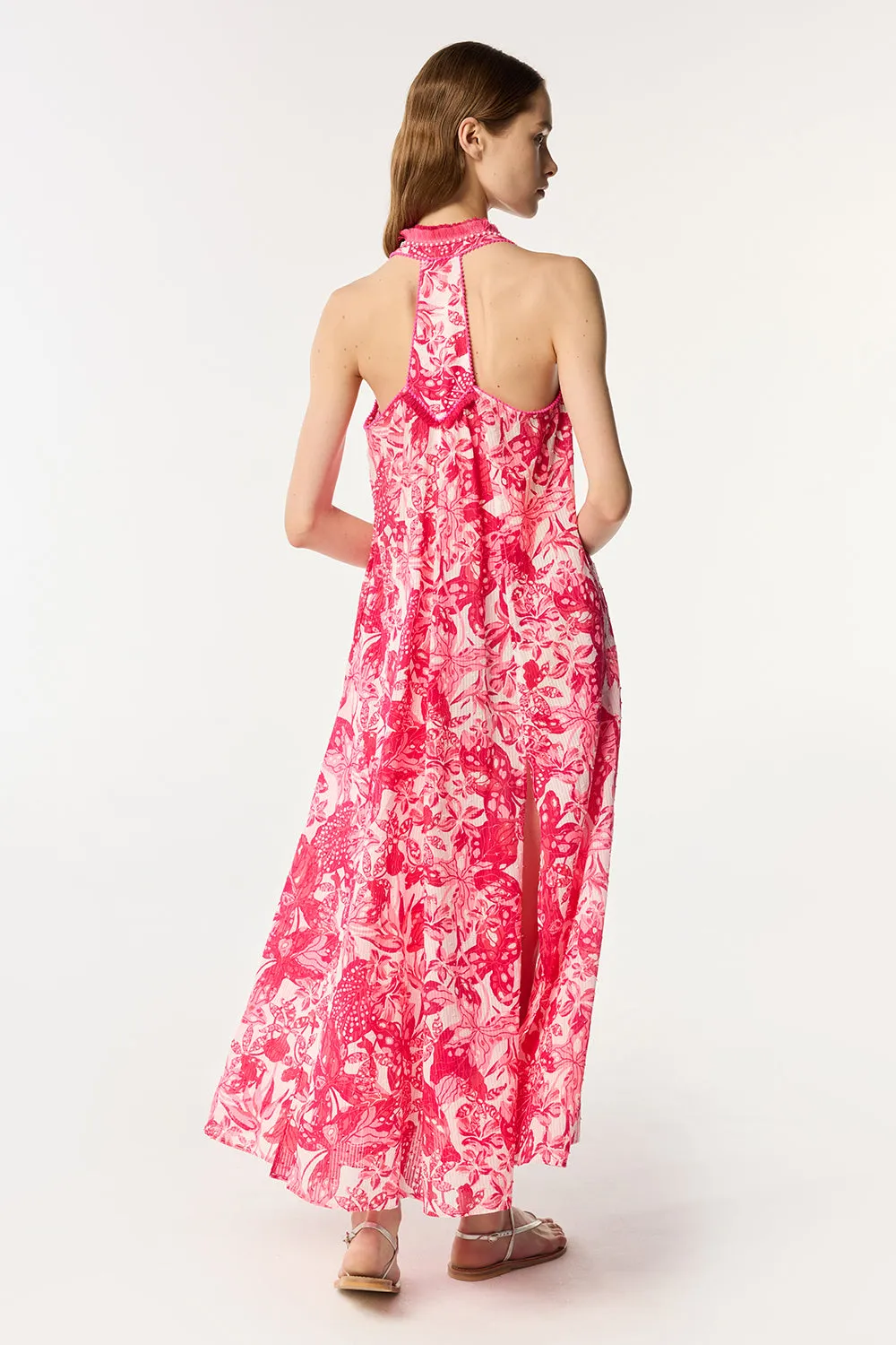 Long Dress Nava - Pink Jengel sold by Poupette St Barth product image thumbnail 3