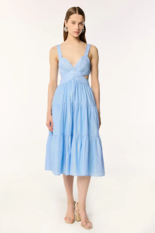 Long Dress Coco - Light Blue sold by Poupette St Barth