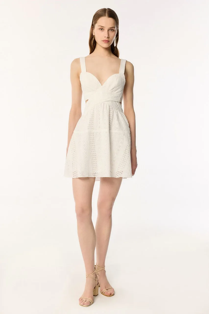 Mini Dress Coco - Natural White sold by Poupette St Barth