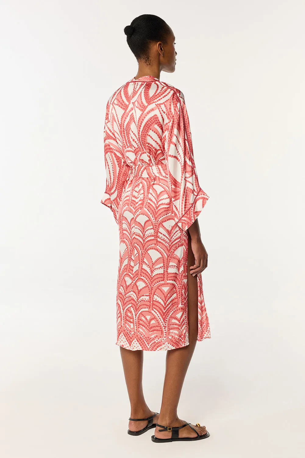 Long Kimono Erica - Pink Himba sold by Poupette St Barth product image thumbnail 2