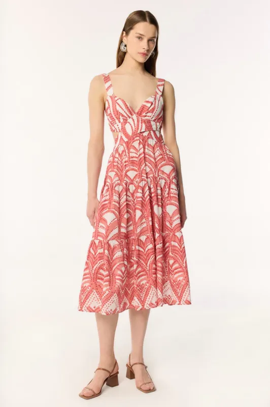 Long Dress Coco - Pink Himba sold by Poupette St Barth