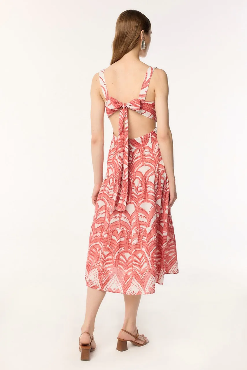 Long Dress Coco - Pink Himba sold by Poupette St Barth product image thumbnail 2