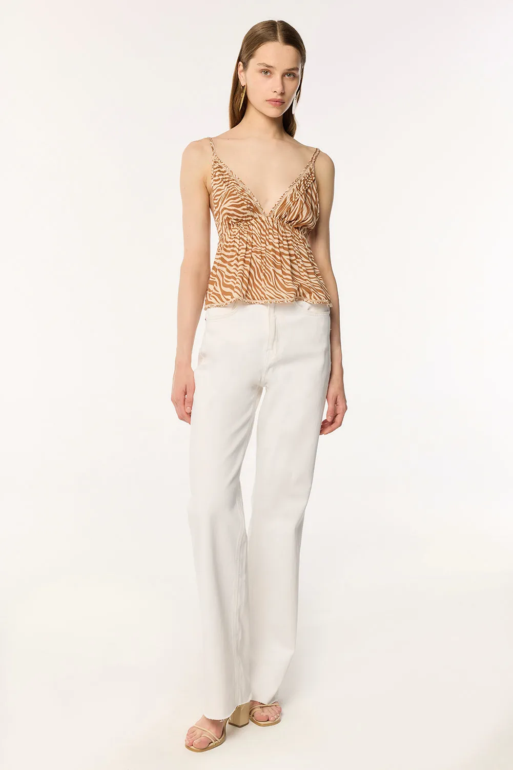 Top Cassandra - Choco Mini Animalier sold by Poupette St Barth product image thumbnail 3