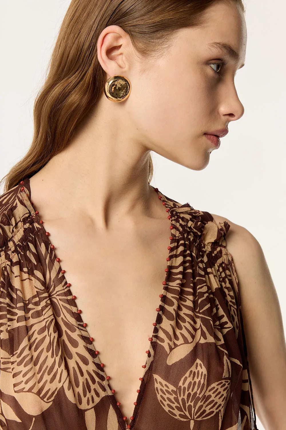 Long Dress Ciao - Choco Macro Stelis sold by Poupette St Barth product image thumbnail 4