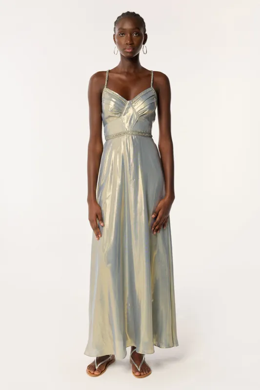 Long Dress Cara - Blue sold by Poupette St Barth