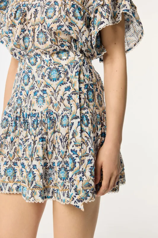 Mini Skirt Chantal - Black Victorian sold by Poupette St Barth