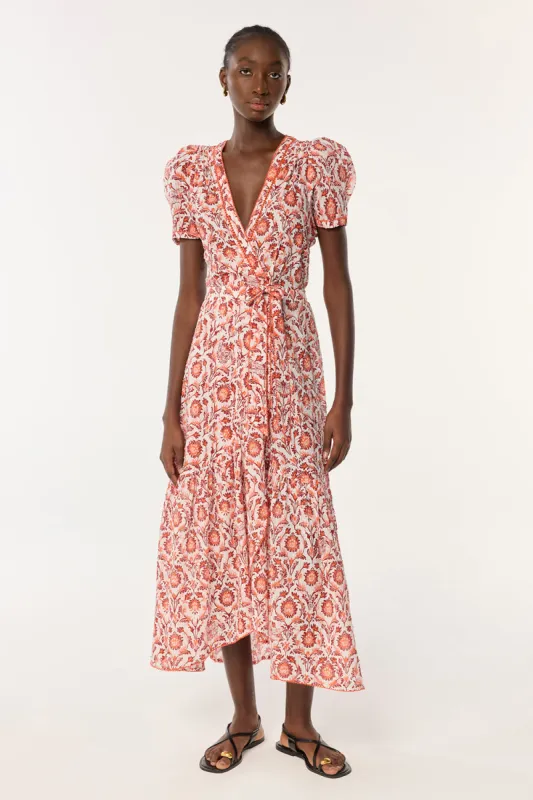 Long Dress Baba - Pink Victorian sold by Poupette St Barth