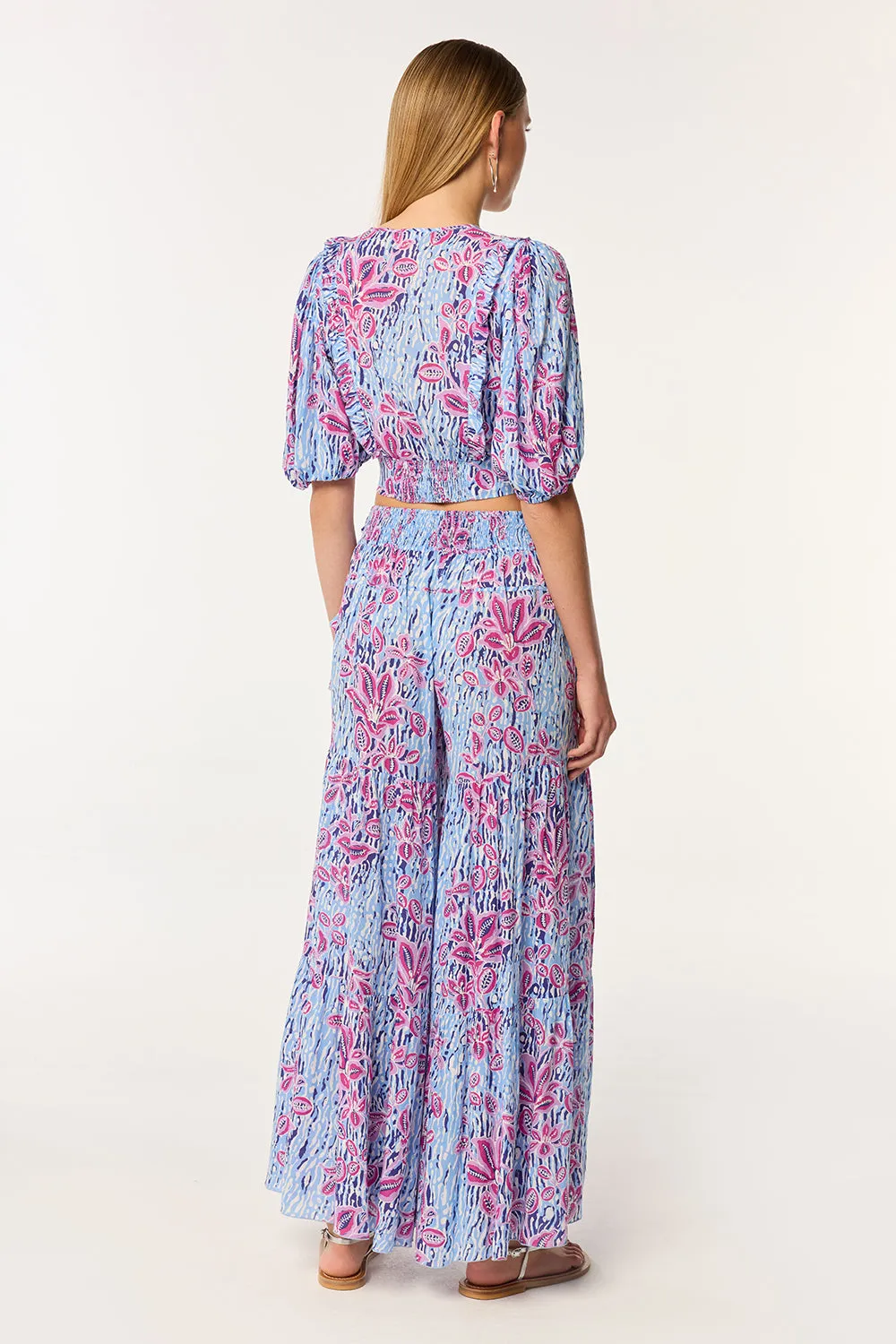 Top Celeste - Blue Exotic Forest sold by Poupette St Barth product image thumbnail 3