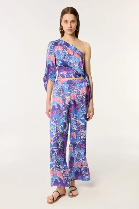 Pant Cecile - Blue Ashanti sold by Poupette St Barth