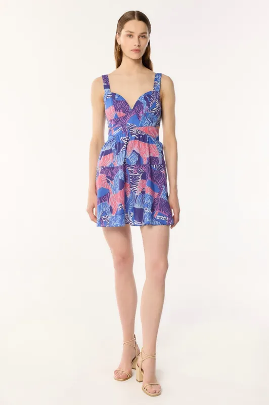 Mini Dress Coco - Blue Ashanti sold by Poupette St Barth