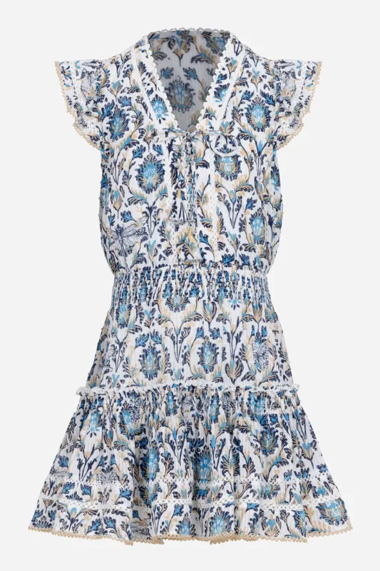 Mini Dress Anais for girls - Black Victorian sold by Poupette St Barth