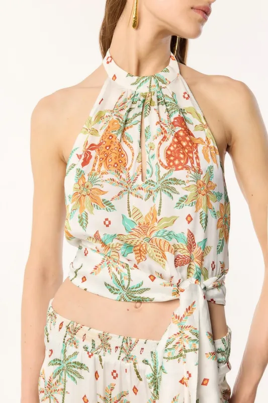 Top Clea - Green Equator sold by Poupette St Barth