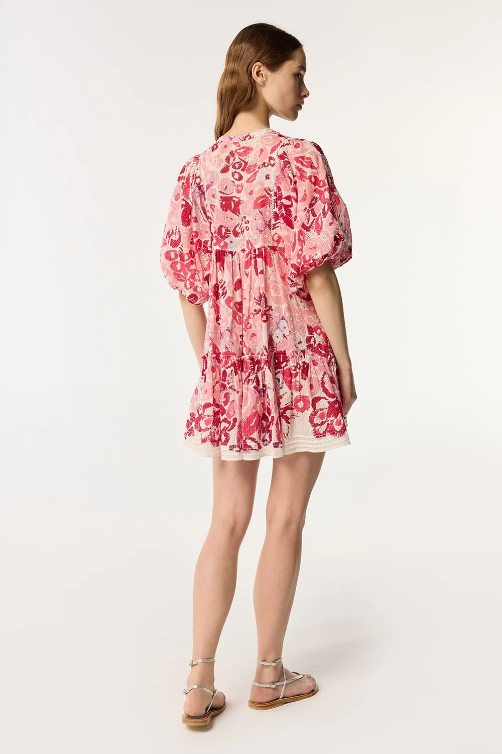 Mini Dress Aria - Pink Pencilleo sold by Poupette St Barth product image thumbnail 3