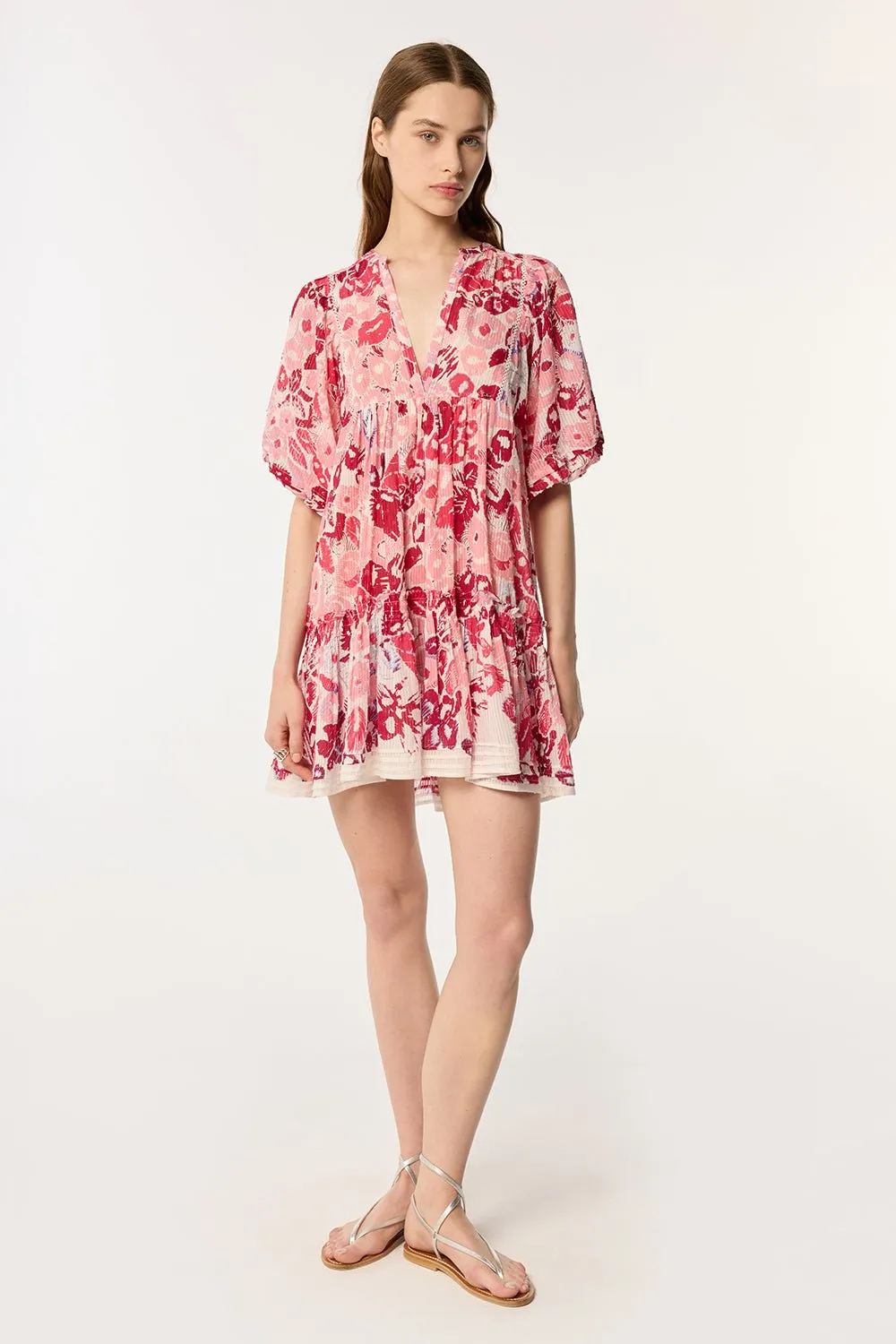 Mini Dress Aria - Pink Pencilleo sold by Poupette St Barth