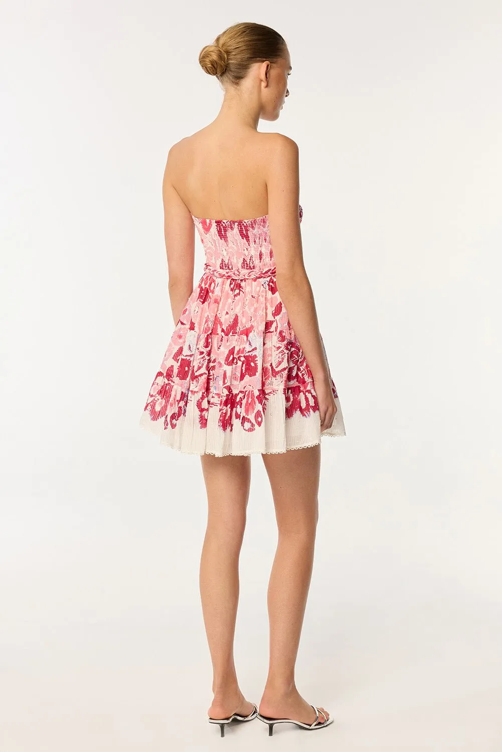 Bandeau Dress Christine - Pink Pencilleo sold by Poupette St Barth product image thumbnail 2