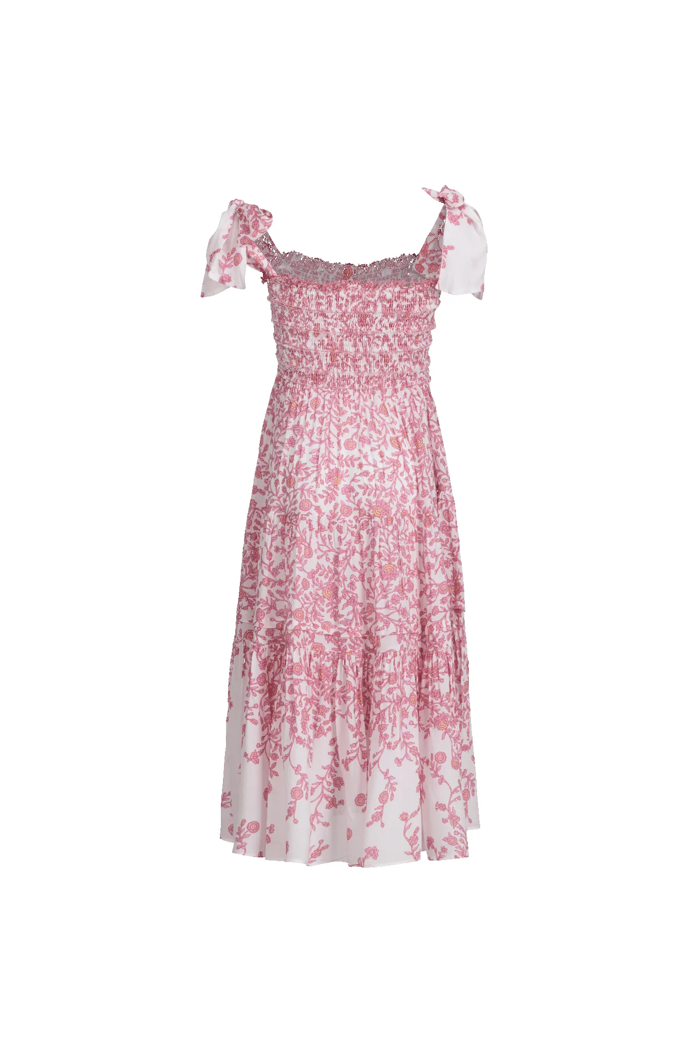Long Dress Triny for girls - Pink Lazuli sold by Poupette St Barth