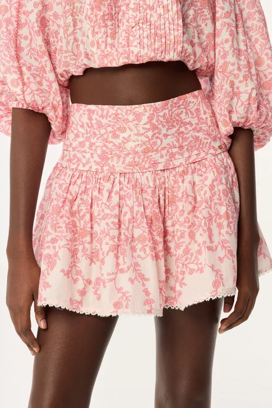 Mini Skirt Colleen - Pink Lazuli sold by Poupette St Barth