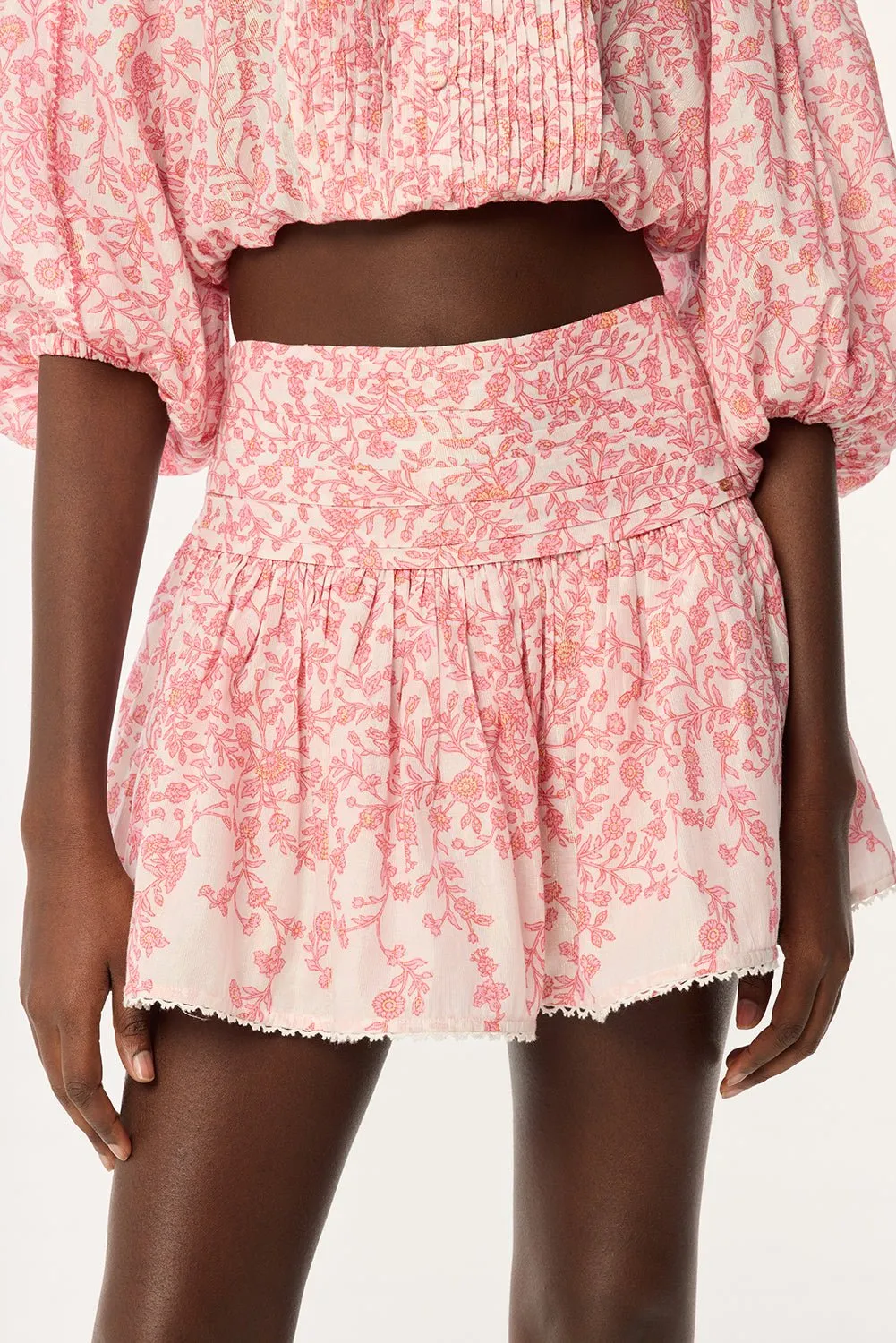 Mini Skirt Colleen - Pink Lazuli sold by Poupette St Barth