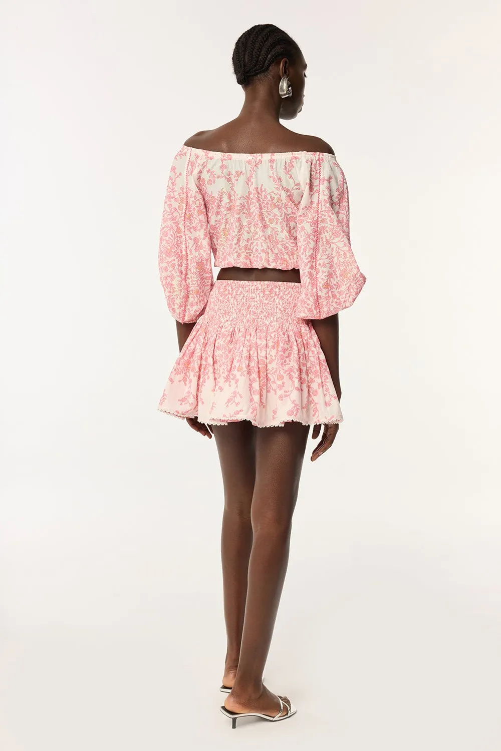 Mini Skirt Colleen - Pink Lazuli sold by Poupette St Barth product image thumbnail 3