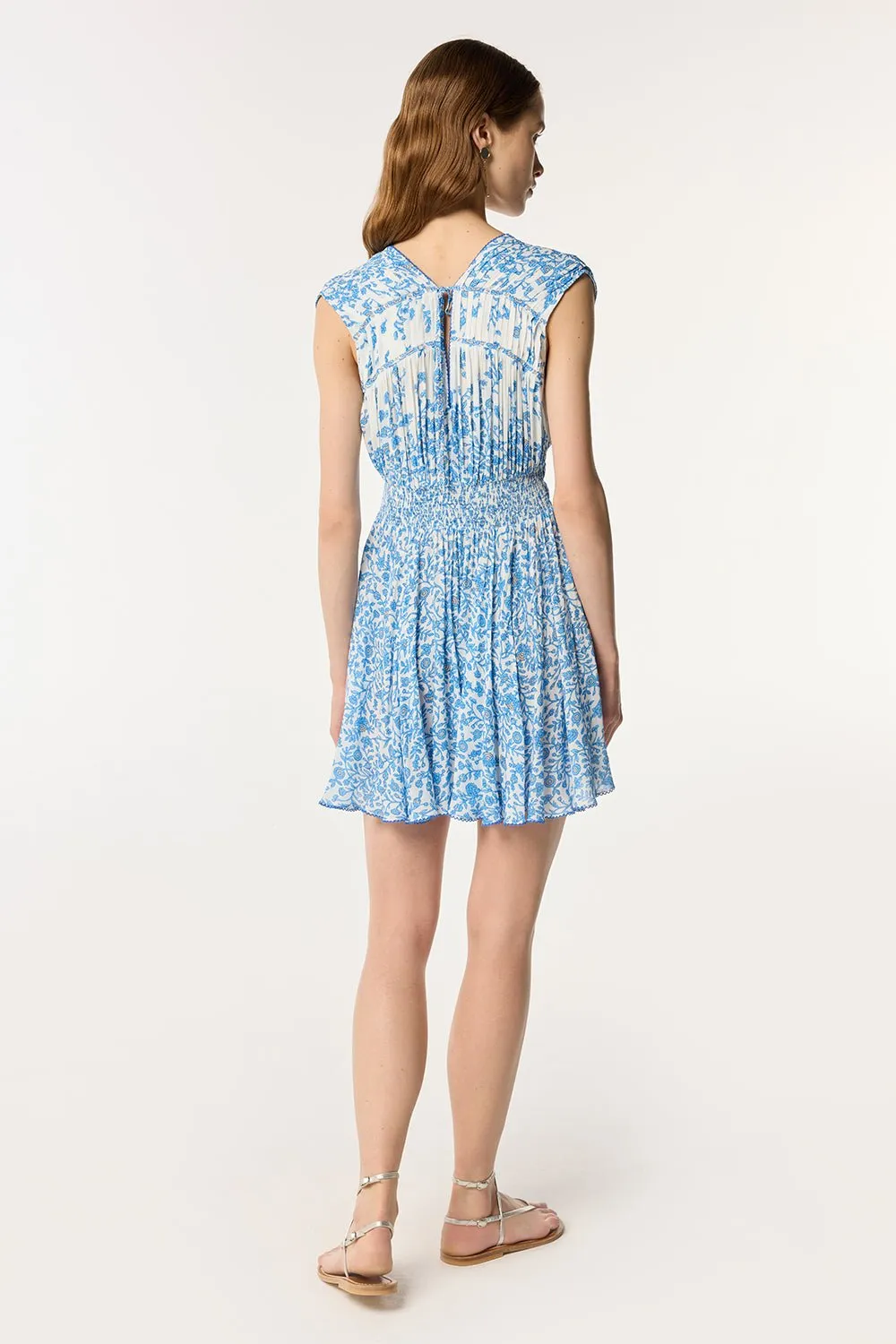 Mini Dress Ciao - Blue Lazuli sold by Poupette St Barth product image thumbnail 3
