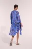 Long Kimono Erica - Blue Leo Forest sold by Poupette St Barth