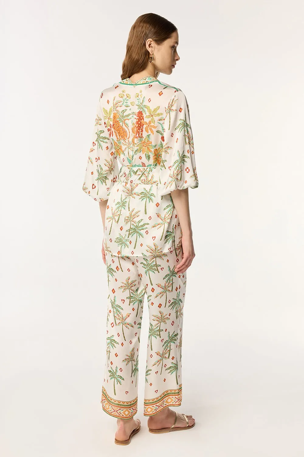 Jacket Celie - Green Equator sold by Poupette St Barth product image thumbnail 4