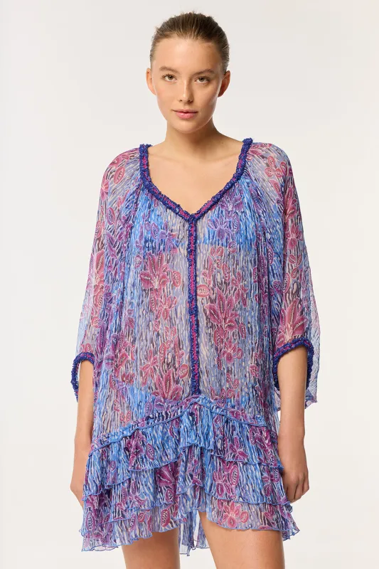 Poncho Nava - Blue Exotic Forest made by Poupette St Barth