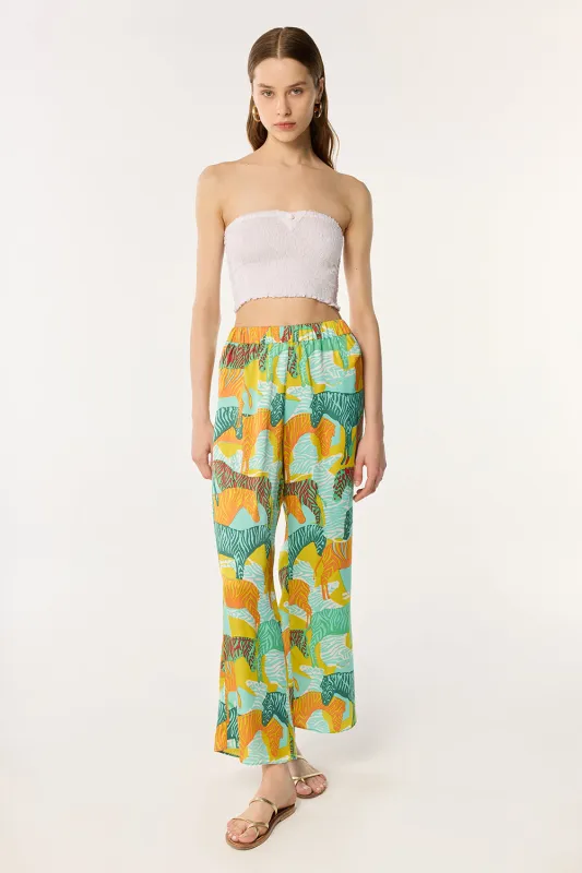 Pant Cecile - Mint Ashanti sold by Poupette St Barth
