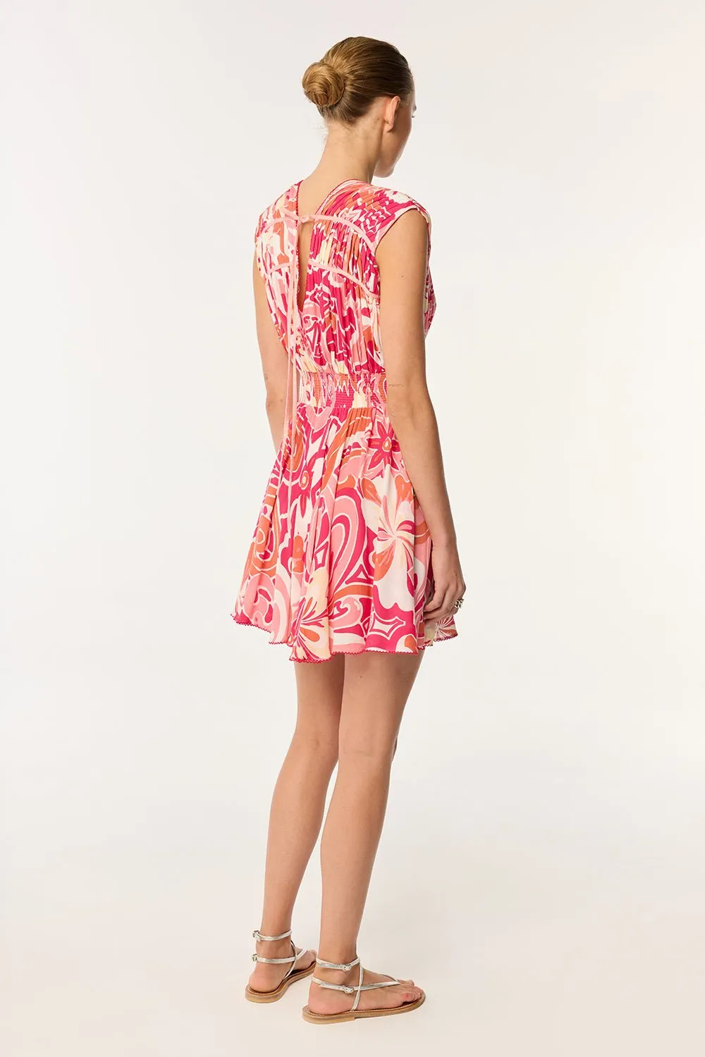 Mini Dress Ciao - Pink Fantasia sold by Poupette St Barth product image thumbnail 3