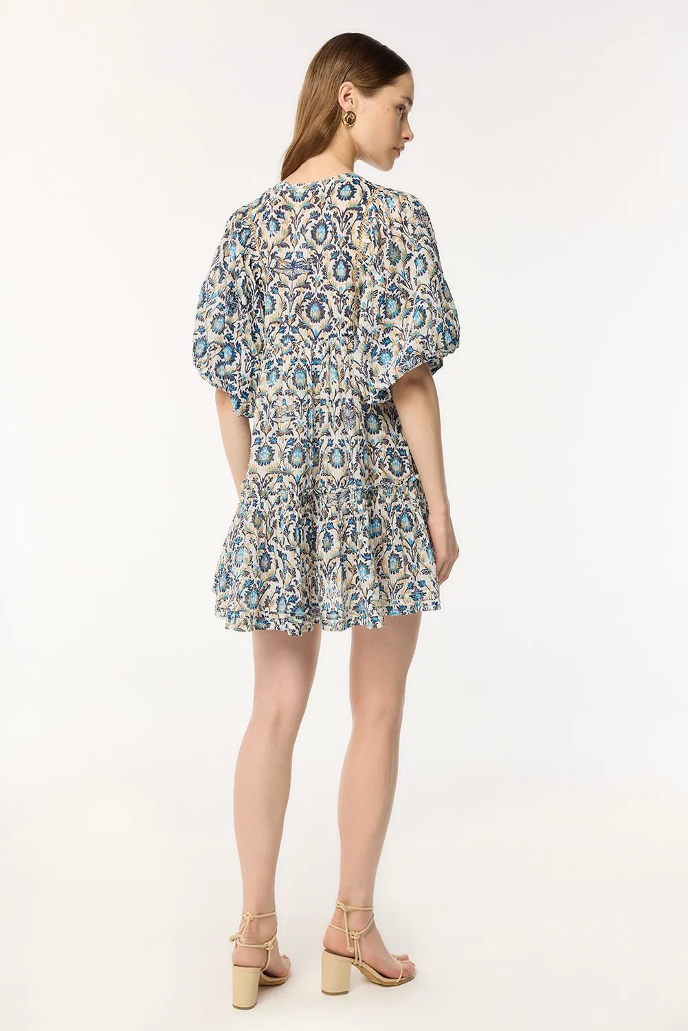 Mini Dress Aria - Black Victorian sold by Poupette St Barth product image thumbnail 3