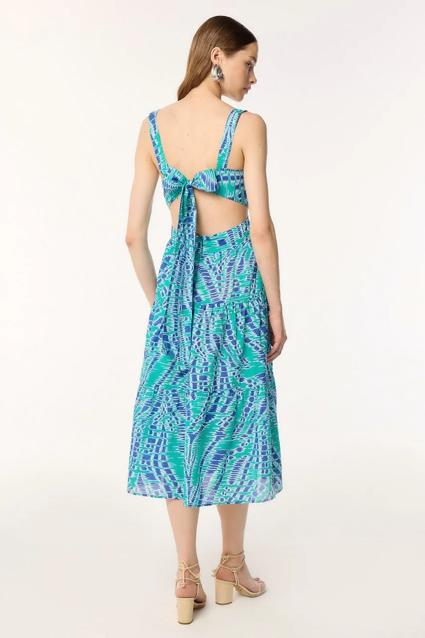 Long Dress Coco - Sky Kalina sold by Poupette St Barth product image thumbnail 2