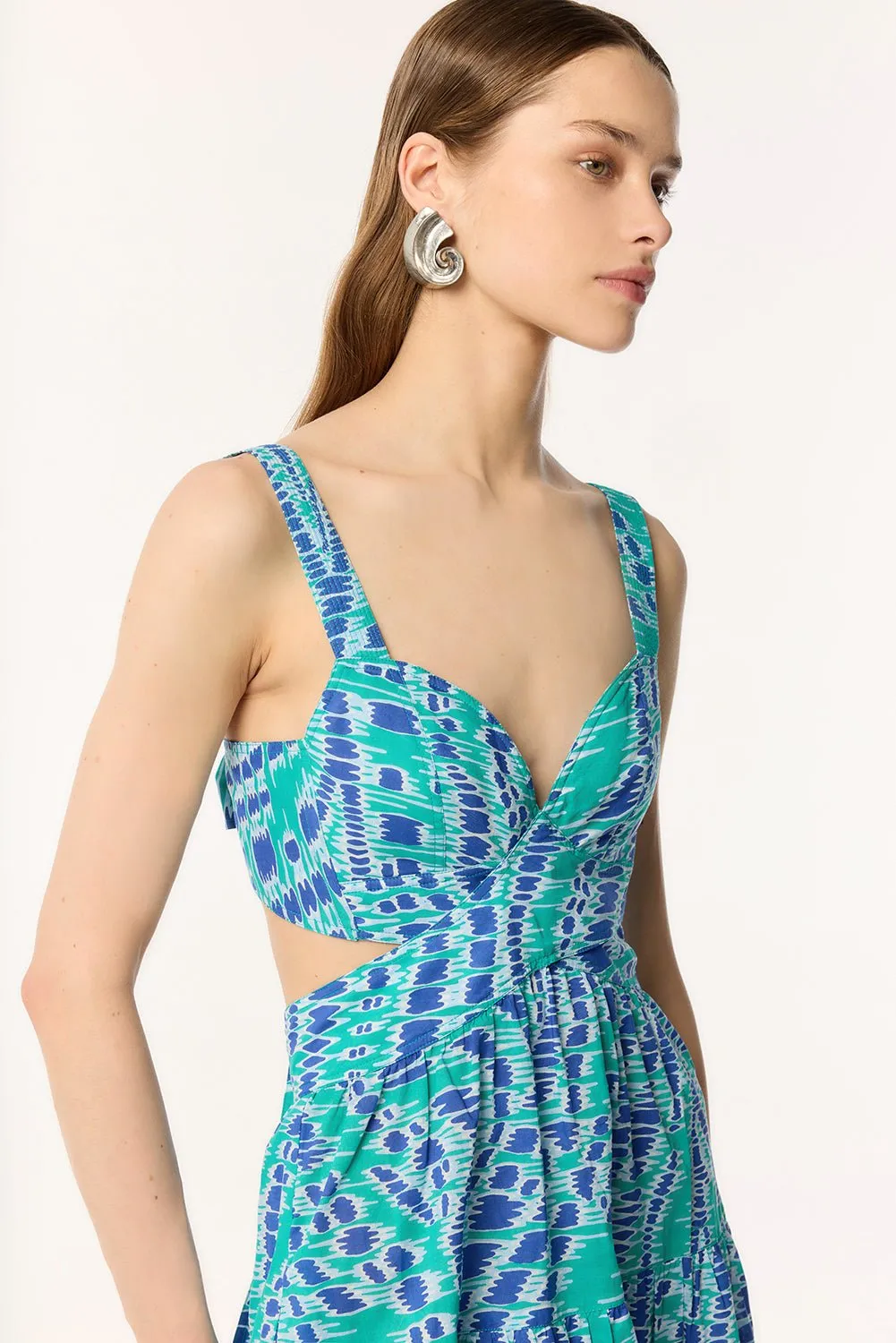 Long Dress Coco - Sky Kalina sold by Poupette St Barth product image thumbnail 3