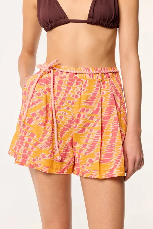 Short Chantal - Yellow Kalina sold by Poupette St Barth