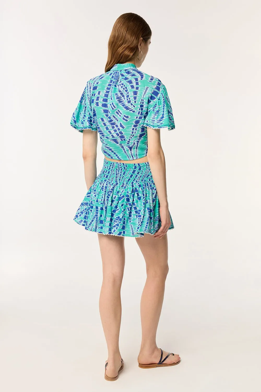 Mini Skirt Colleen - Sky Kalina sold by Poupette St Barth product image thumbnail 3