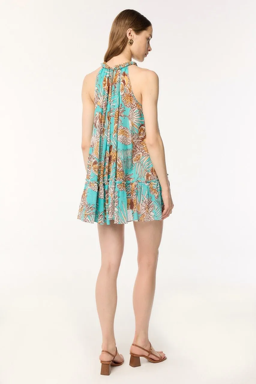 Mini Dress Cleo - Mint Karibia sold by Poupette St Barth product image thumbnail 5