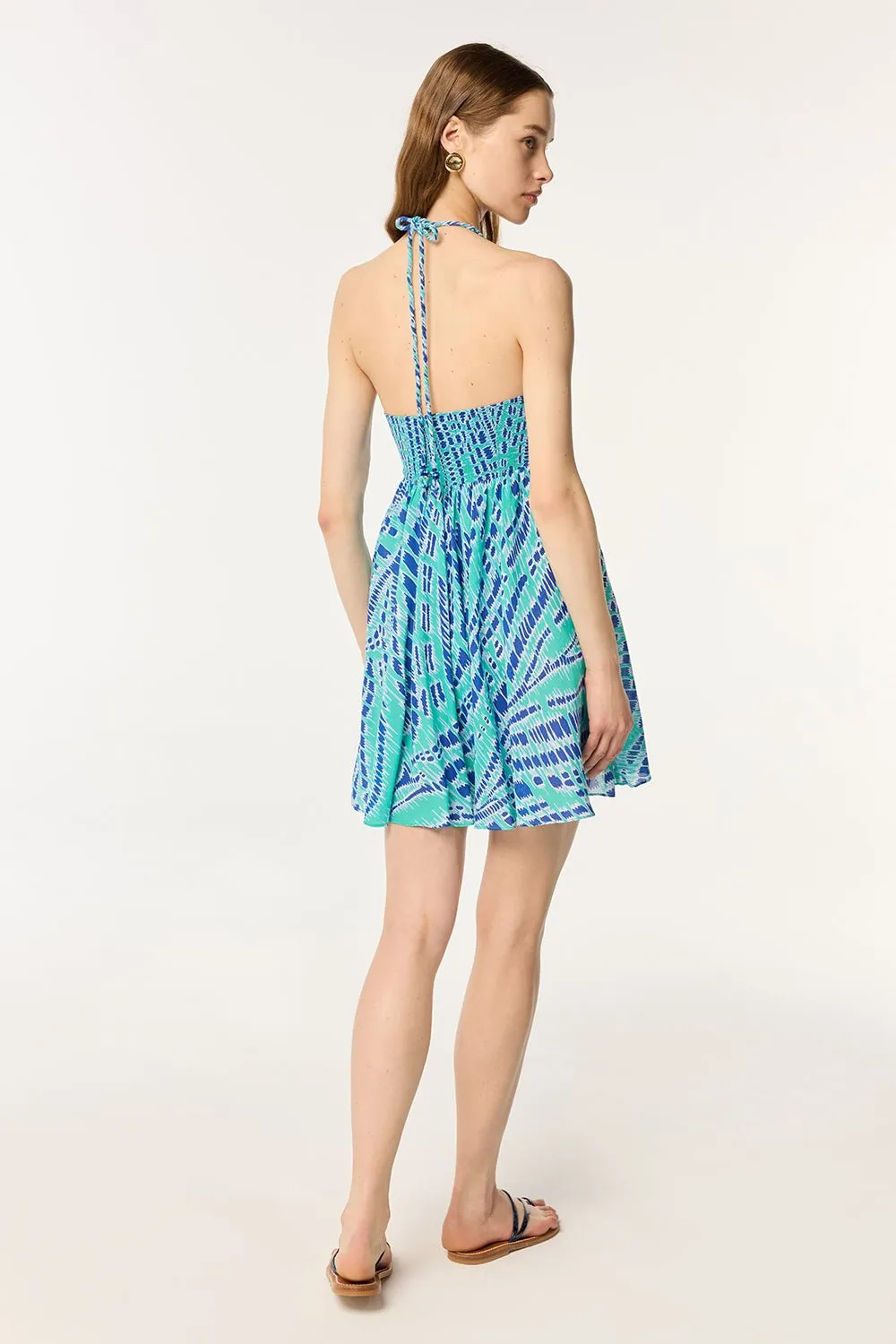 Mini Dress Calla - Sky Kalina sold by Poupette St Barth product image thumbnail 4