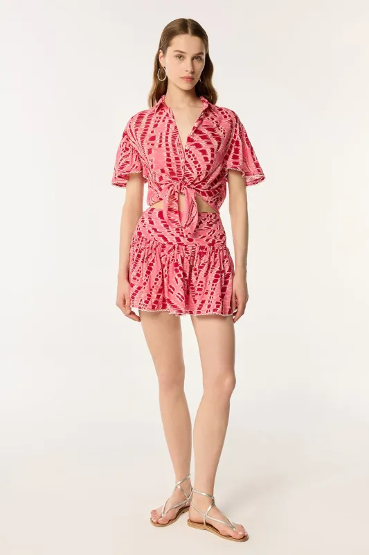 Shirt Cycas - Pink Kalina sold by Poupette St Barth