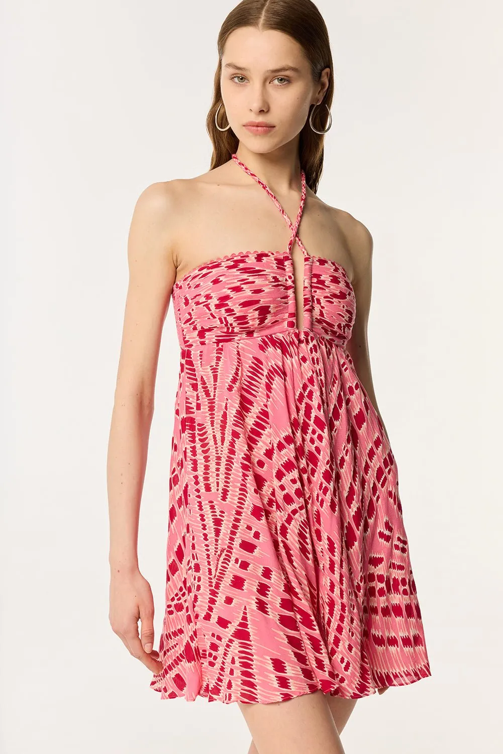 Mini Dress Calla - Pink Kalina sold by Poupette St Barth