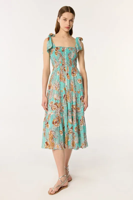 Long Dress Triny - Mint Karibia sold by Poupette St Barth