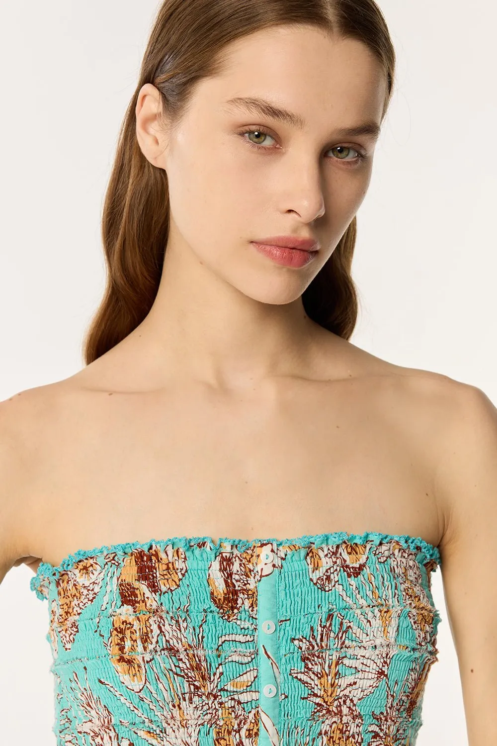 Long Dress Triny - Mint Karibia sold by Poupette St Barth product image thumbnail 2