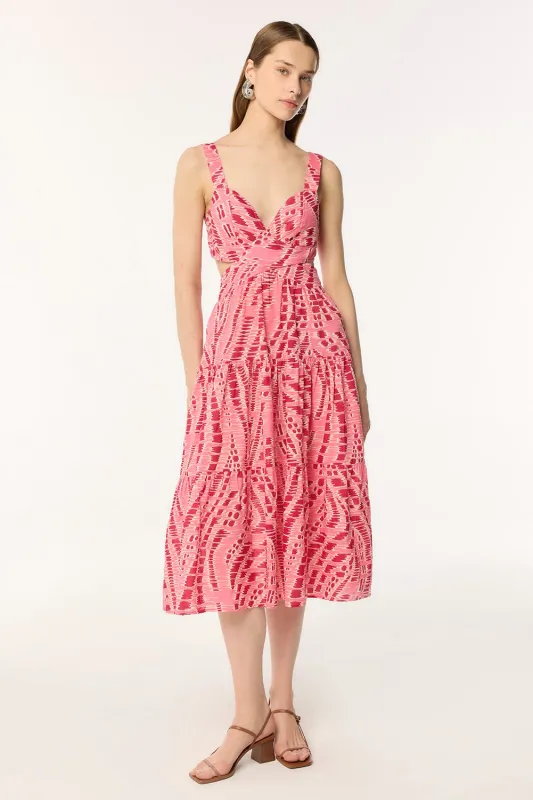 Long Dress Coco - Pink Kalina sold by Poupette St Barth